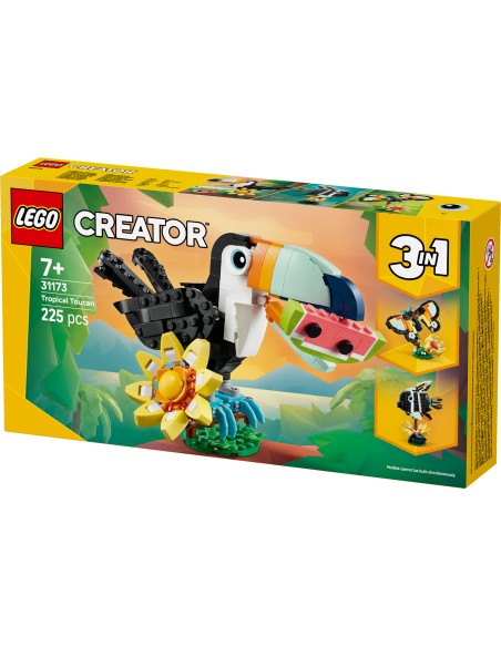 LEGO CREATOR ANIMALI SELVATICI: TUCANO TROPICALE