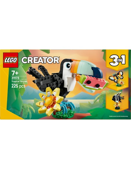 LEGO CREATOR ANIMALI SELVATICI: TUCANO TROPICALE