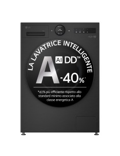 LG F4X7013TBB LVB A-40% 13KG 1400G INVERTER AIDD TW WIFI VAPORE NERA