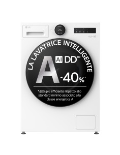 LG F4X7009TWB LVB A-40% 9KG 1400G  INVERTER AIDD TW WIFI VAPORE