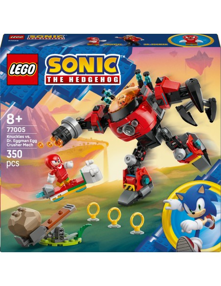 LEGO SONIC KNUCKLES VS. IL MECH EGG CRUSHER DEL DR. EGGMAN