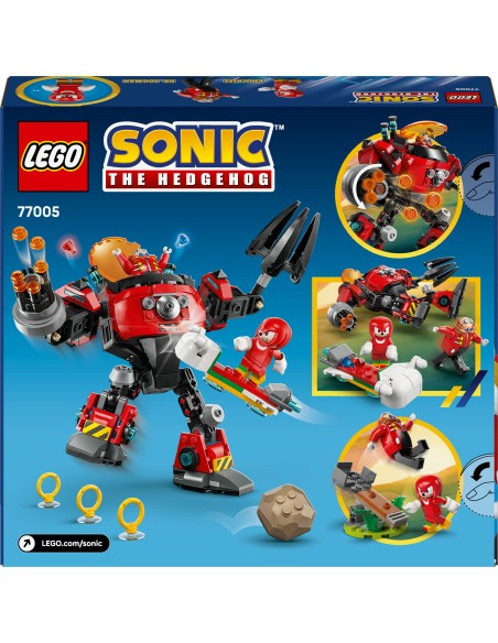 LEGO SONIC KNUCKLES VS. IL MECH EGG CRUSHER DEL DR. EGGMAN