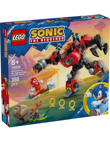 LEGO SONIC KNUCKLES VS. IL MECH EGG CRUSHER DEL DR. EGGMAN