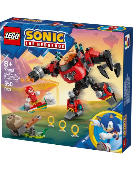 LEGO SONIC KNUCKLES VS. IL MECH EGG CRUSHER DEL DR. EGGMAN