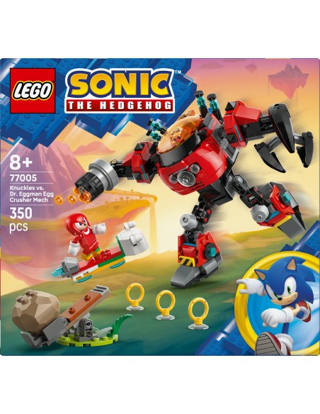 LEGO SONIC KNUCKLES VS. IL MECH EGG CRUSHER DEL DR. EGGMAN