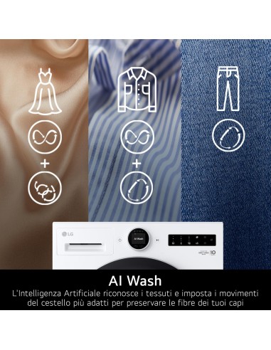 LG F4X7011TWB LVB A-40% 11KG 1400G INVERTER AIDD TW WIFI VAPORE