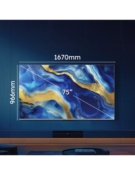 HAIER H75M90EUX TVC 75" 4K MINILED GOOGLE 144HZ
