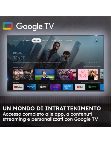 HAIER H75M90EUX TVC 75" 4K MINILED GOOGLE 144HZ