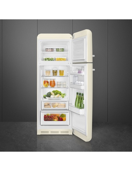SMEG FAB30RCR6 FRIGO D.P. C ANNI 50 CREMA 294LT CERNIERE DX