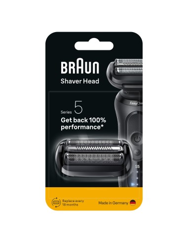 BRAUN 54B TESTINA RICAMBIO RASOIO  (SERIE 50/60) (1PEZZO)