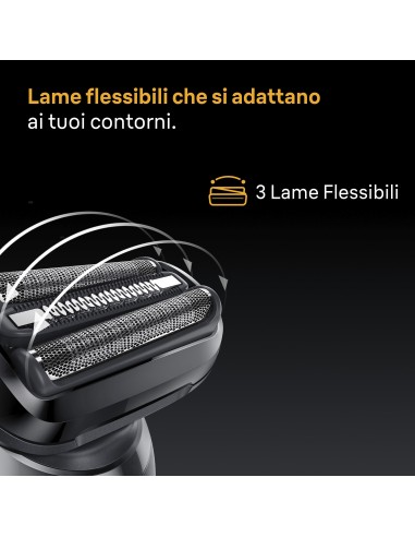 BRAUN 54B TESTINA RICAMBIO RASOIO  (SERIE 50/60) (1PEZZO)