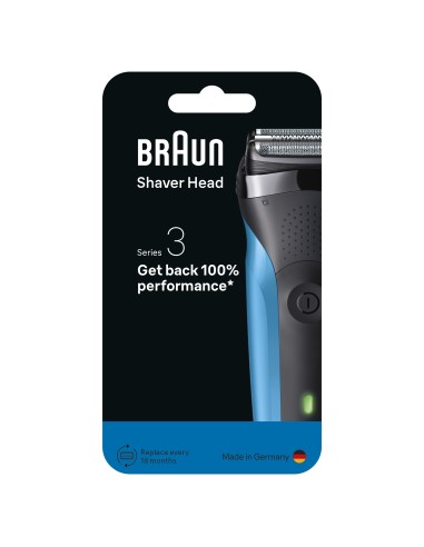 BRAUN 21B TESTINA RICAMBIO PER     SERIE 3 300 RASOIO ELETTRICO
