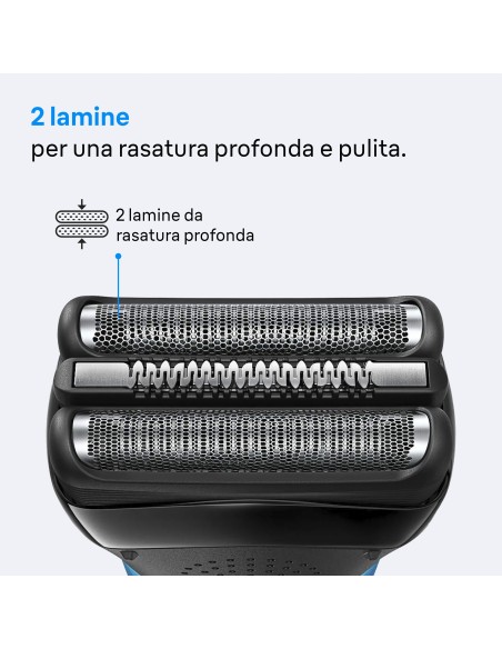 BRAUN 21B TESTINA RICAMBIO PER     SERIE 3 300 RASOIO ELETTRICO