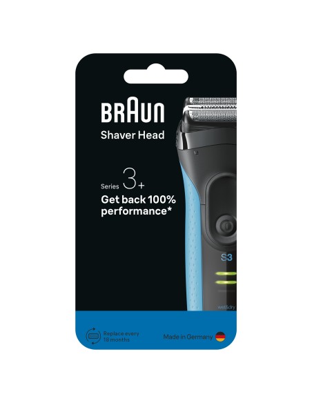 BRAUN 32B TESTINA RICAMBIO RASOIO  (SERIE 50/60) (1PEZZO)