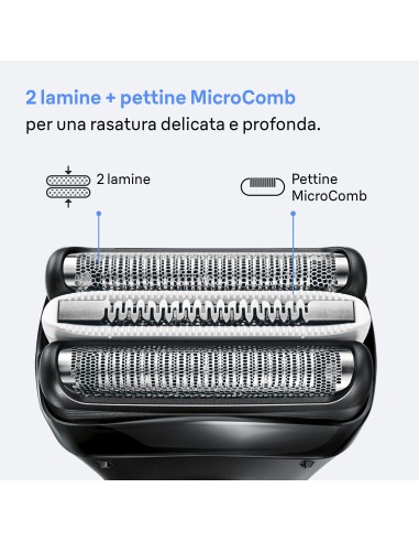 BRAUN 32B TESTINA RICAMBIO RASOIO  (SERIE 50/60) (1PEZZO)