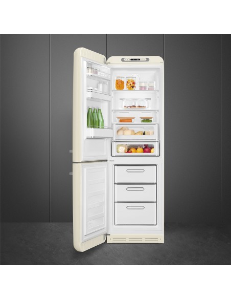 SMEG FAB32LCR6 COMB. C CREMA NF 331LT ANNI 50 60CM CERNIERE SX