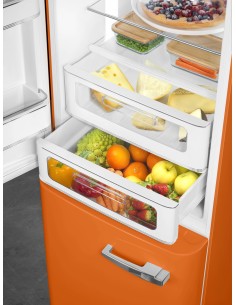 SMEG FAB32LOR6 COMB. C ARANCIO NF  331 LT ANNI 50 60CM CERNIERE SX 2