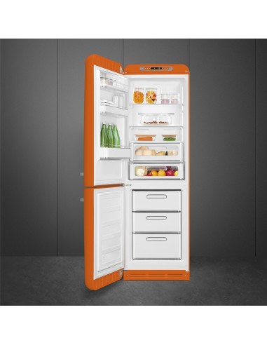 SMEG FAB32LOR6 COMB. C ARANCIO NF  331 LT ANNI 50 60CM CERNIERE SX
