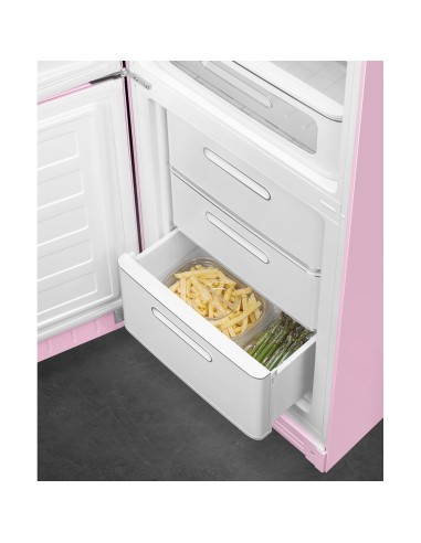 SMEG FAB32LPK6 COMB. C ROSA NF 331 LT ANNI 50 60CM CERNIERE SX
