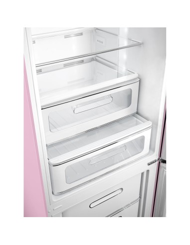 SMEG FAB32RPK6 COMB. C ROSA NF 331 LT ANNI 50 60CM CERNIERE DX