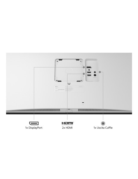 LG 27US550 MONITOR 27" IPS UHD 16:9 5MS/HDR10/4K