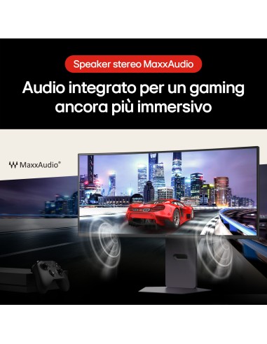 LG 34G600A MONITOR 34" CURVED 21:9 /1MS/160HZ/3440X1440/14 WATT