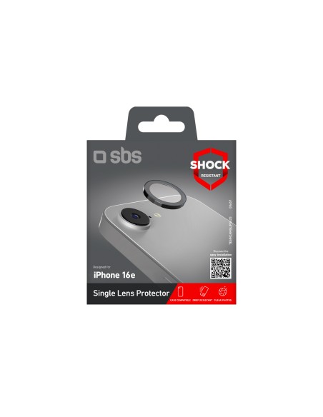 SBS TESINCAMGLIPSE25 IPHONE 16E VETRO PER LENTI FOTOCAMERA