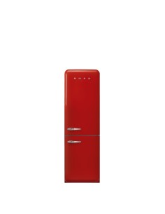 SMEG FAB32RRD6 COMB. C ROSSO NF 331LT ANNI 50 60CM CERNIERE DX