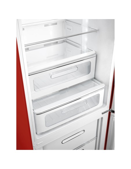 SMEG FAB32RRD6 COMB. C ROSSO NF 331LT ANNI 50 60CM CERNIERE DX