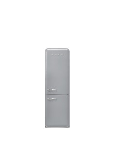 SMEG FAB32RSV6 COMB. C SILVER NF   331 LT ANNI 50 60CM CERNIERE DX