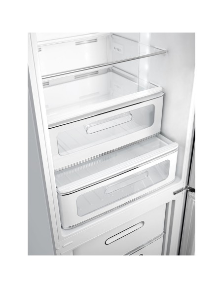 SMEG FAB32RSV6 COMB. C SILVER NF   331 LT ANNI 50 60CM CERNIERE DX