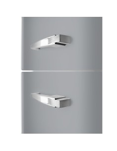SMEG FAB32LSV6 COMB. C SILVER NF   331 LT ANNI 50 60CM CERNIERE SX 2