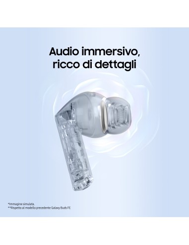 SAMSUNG SM-R420NZK GALAXY BUDS 3 FE NERO AURICOLARI BLUETOOTH