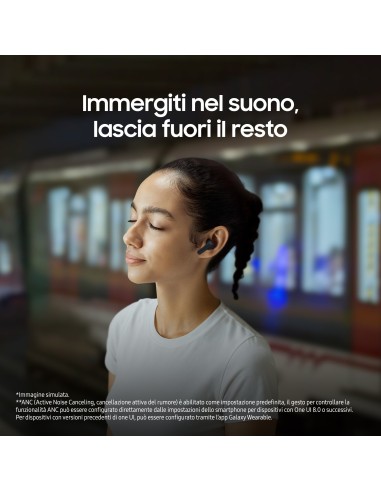 SAMSUNG SM-R420NZK GALAXY BUDS 3 FE NERO AURICOLARI BLUETOOTH