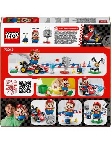 LEGO SUPER MARIO: MARIO KART       INTERATTIVO E KART STANDARD