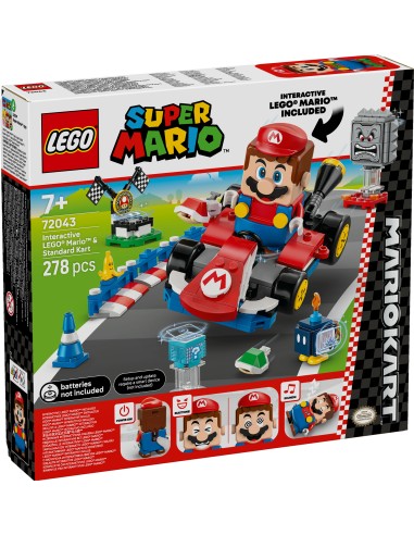 LEGO SUPER MARIO: MARIO KART       INTERATTIVO E KART STANDARD