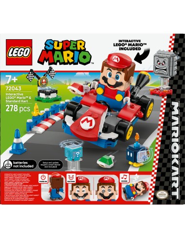 LEGO SUPER MARIO: MARIO KART       INTERATTIVO E KART STANDARD