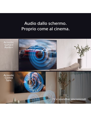 SONY K65XR8AP TVC 65" OLED 4K      GOOGLE XR ACOUSTIC SURFACE TVSAT