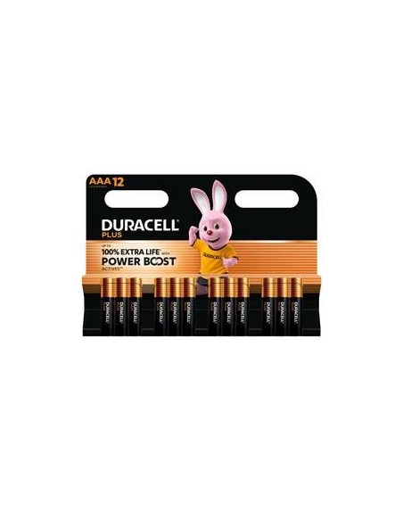 DURACELL PLUS POWERBOOST AAA X12 MINISTILO PILE MULTIPACK