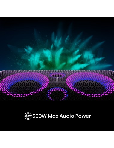 HISENSE PARTY STORM DIFFUSORE BT 300W USB/AUX/MIC/CHIT BATTERIA 15H
