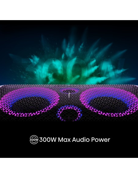 HISENSE PARTY STORM DIFFUSORE BT 300W USB/AUX/MIC/CHIT BATTERIA 15H
