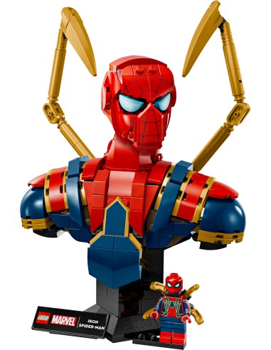 LEGO SUPER HEROES MARVEL BUSTO DI IRON SPIDER-MAN