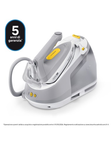 BRAUN IS3231GY FERRO A CALDAIA 2200W VAPORE 125G/MIN BIANCO/GRIGIO