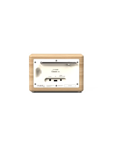 PURE H4 CREMA RADIOSVEGLIA DAB+/FM/BT-IN/USB/AUX