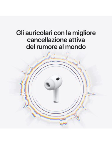 APPLE MFHP4ZM/A AIRPODS PRO 3GEN AURICOLARI WIRELESS NC CUST.MAGSAFE