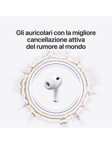 APPLE MFHP4ZM/A AIRPODS PRO 3GEN AURICOLARI WIRELESS NC CUST.MAGSAFE