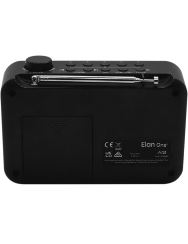 PURE ELAN ONE2 NERO RADIOSVEGLIA DAB/FM/BT-IN DISPLAY LCD