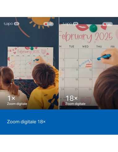 TPLINK TAPO C260 IP CAM WIFI 4K 8MP DA INTERNO MOTORIZZATA