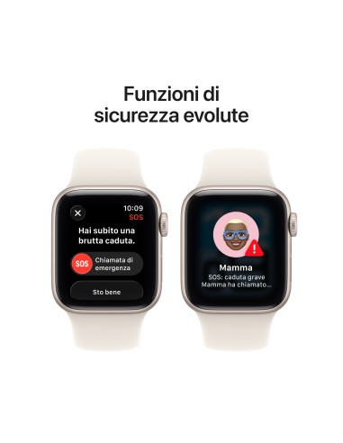 APPLE WATCH SERIES 3GPS 40MMSTARL  IGHT ALUMINIUM CASE W/SL S.B. S/M