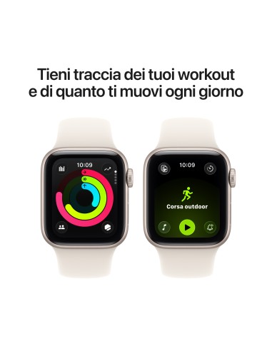 APPLE WATCH SERIES 3GPS 40MMSTARL  IGHT ALUMINIUM CASE W/SL S.B. M/L